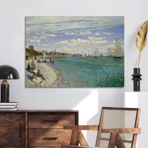 Πίνακας ζωγραφικής Regatta at Sainte-Adresse, Monet C.