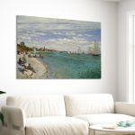 Canvas print Regatta at Sainte-Adresse, Monet C.