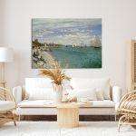 Canvas print Regatta at Sainte-Adresse, Monet C.