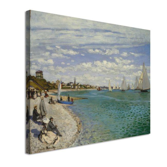 Canvas print Regatta at Sainte-Adresse, Monet C.