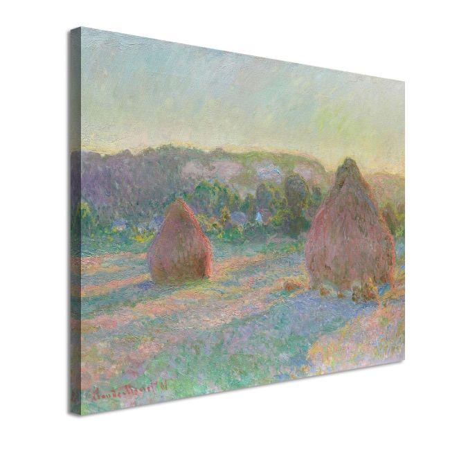Πίνακας ζωγραφικής Stacks of wheat (End of summer), Monet C.