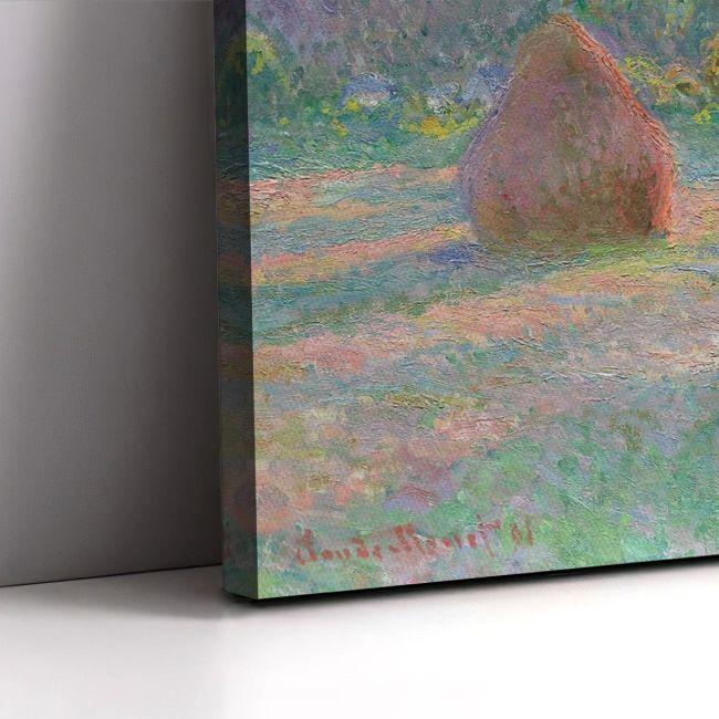 Canvas print Stacks of wheat (End of summer), Monet C.