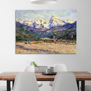 Canvas print The valley of the Nervia, Monet C.