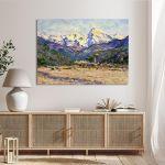 Πίνακας ζωγραφικής The valley of the Nervia, Monet C.