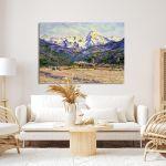 Canvas print The valley of the Nervia, Monet C.