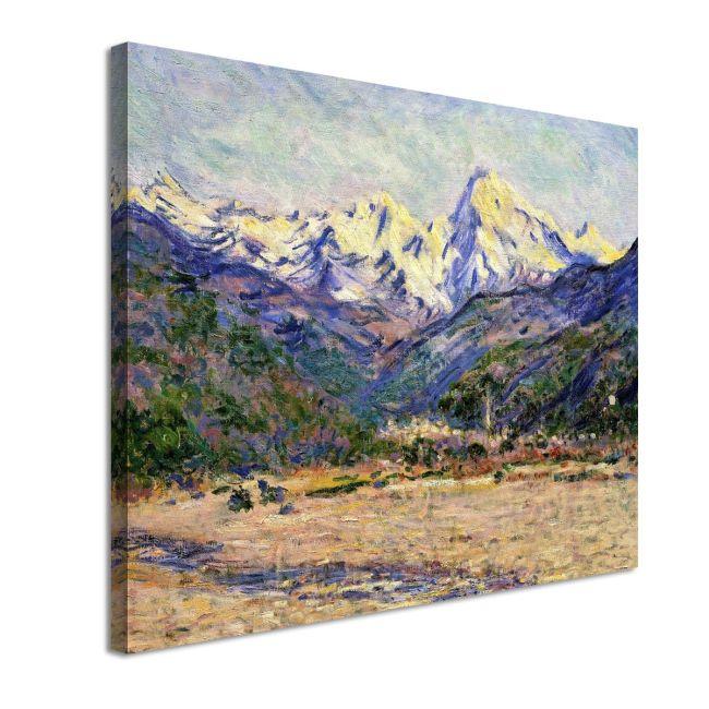 Πίνακας ζωγραφικής The valley of the Nervia, Monet C.