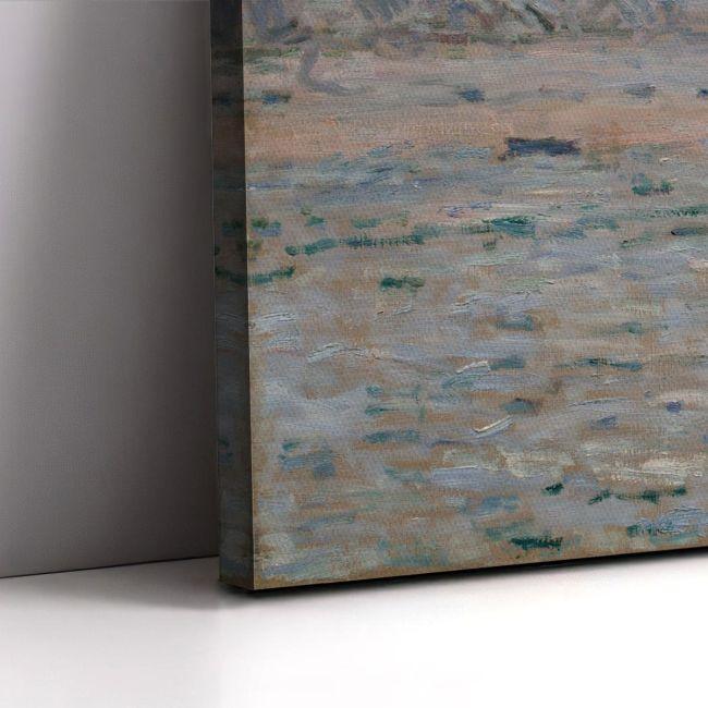 Canvas print Winter sun at Lavacourt, Monet C.