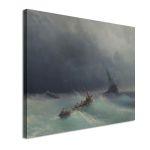 Canvas print Sea storm, Aivazovsky I.
