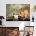 Canvas print The Naval Battle of Navarino, Aivazovsky I.