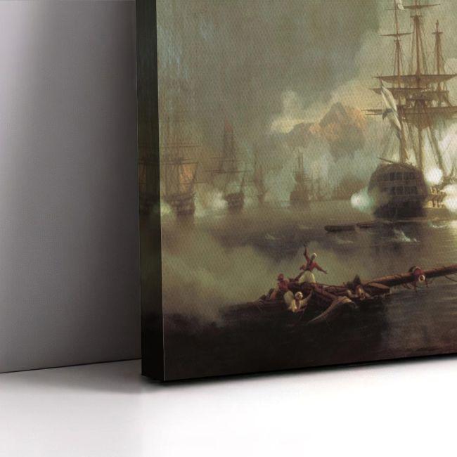 Canvas print The Naval Battle of Navarino, Aivazovsky I.
