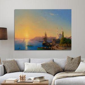 Canvas print View of Constantinople, Aivazovsky I.
