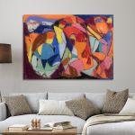 Canvas print Adoration, (original Hölzel A.)