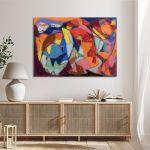 Canvas print Adoration, (original Hölzel A.)