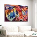 Canvas print Adoration, (original Hölzel A.)