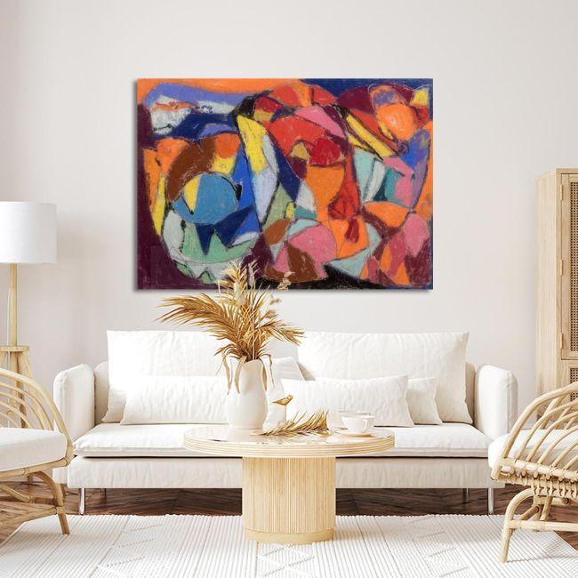 Canvas print Adoration, (original Hölzel A.)