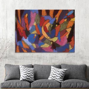 Canvas print Composition 5, (original Hölzel A.)