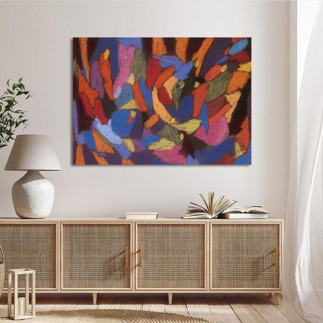 Canvas print Composition 5, (original Hölzel A.)