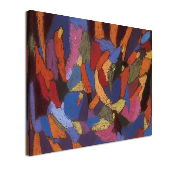 Canvas print Composition 5, (original Hölzel A.)