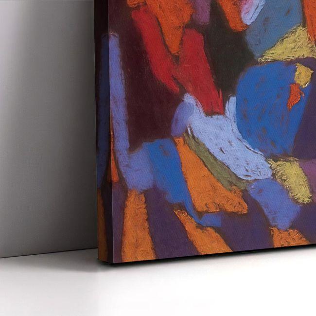 Canvas print Composition 5, (original Hölzel A.)