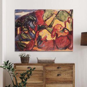 Canvas print Composition 1910-13, (original Hölzel A.)