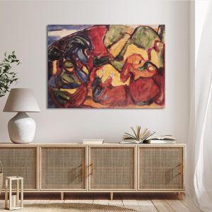 Canvas print Composition 1910-13 (original Hölzel A.) Framed canvas View 1 2