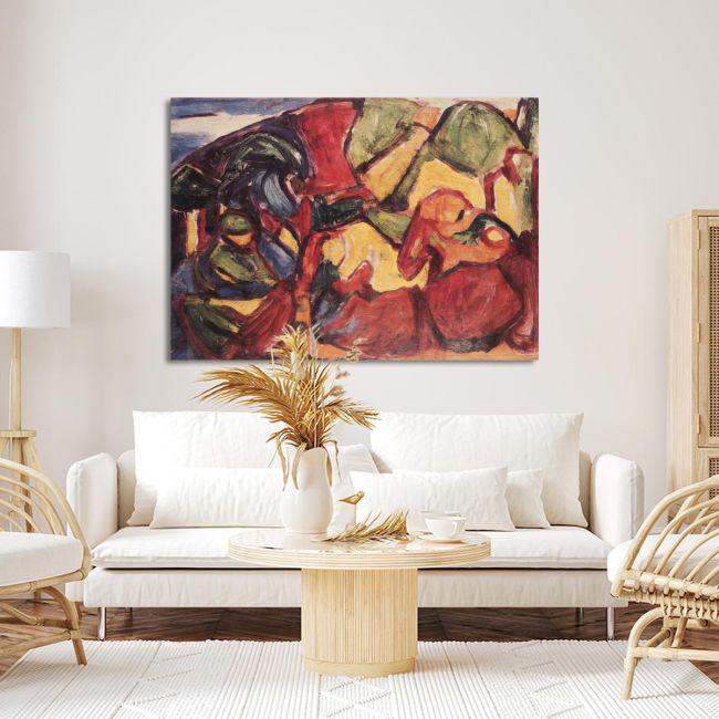 Canvas print Composition 1910-13, (original Hölzel A.)