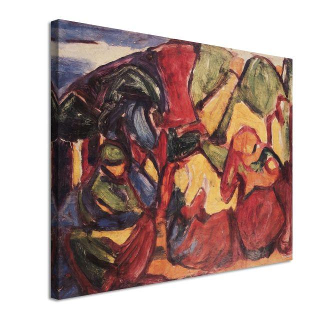 Canvas print Composition 1910-13, (original Hölzel A.)