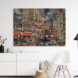 Πίνακας ζωγραφικής Port of New York, Joaquín Torres-García