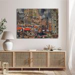 Canvas print Port of New York, Joaquín Torres-García