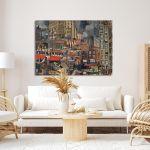 Πίνακας ζωγραφικής Port of New York, Joaquín Torres-García