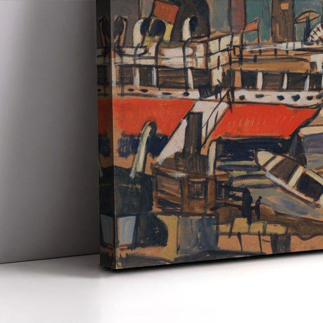 Πίνακας ζωγραφικής Port of New York, Joaquín Torres-García