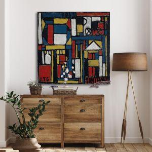 Canvas print Constructivo con formas estructuradas, square, Joaquín Torres-García 2