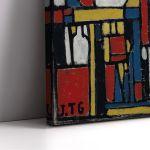 Πίνακας ζωγραφικής Constructivo con formas estructuradas, τετράγωνο, Joaquín Torres-García