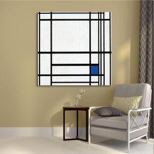 Πίνακας ζωγραφικής Composition with blue, Mondrian  2