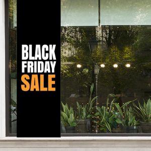 Αυτοκόλλητο βιτρίνας Black Friday, Banner 1 2