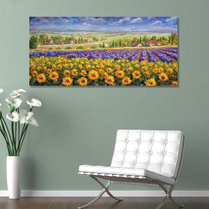 Canvas printTuscany summer, panoramic