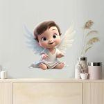 Kids wall stickersBaby angel boy