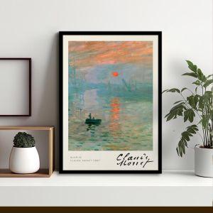 Αφίσα Έκθεσης Monet, Sunrise, αφίσα, κάδρο