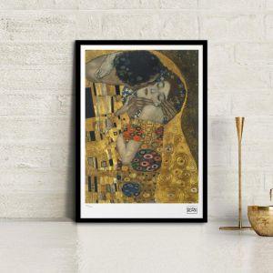 The kiss (lithograph), Klimt, poster