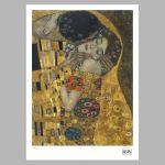 The kiss (lithograph), Klimt, αφίσα, κάδρο