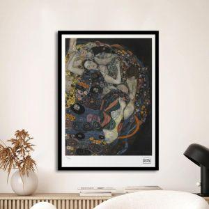The virgin (lithograph), Klimt, poster