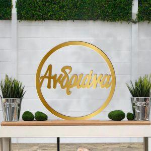 Golden Plexi circle,name