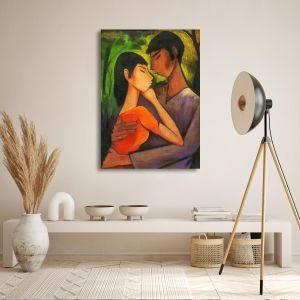 Canvas print The lovers O. Mueller Framed canvas View 1 2