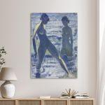 Canvas print Bathers, O. Mueller