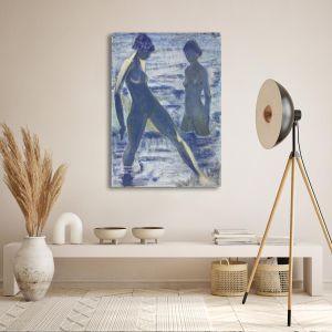 Canvas print Bathers O. Mueller Framed canvas View 1 2