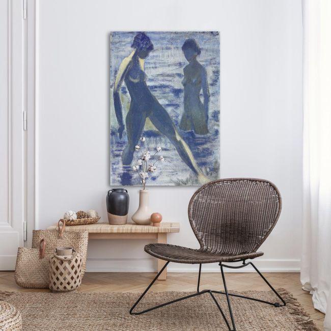 Canvas print Bathers, O. Mueller