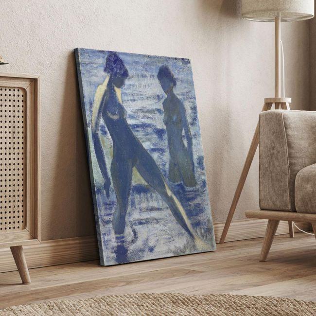 Canvas print Bathers, O. Mueller