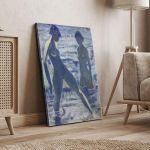 Canvas print Bathers, O. Mueller