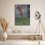 Canvas print Dancer with veil, O. Mueller