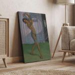 Canvas print Dancer with veil, O. Mueller